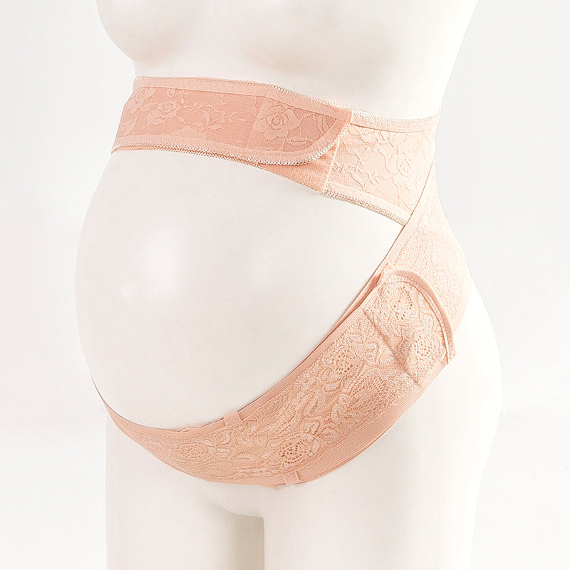 Prenatal Belly Support Pregnant Women Breathable Lace Waist Supporter