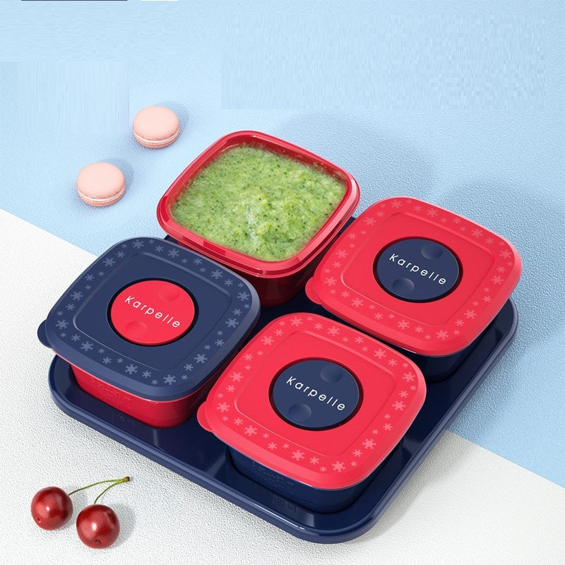 Storage Snack Box Portable Baby Tableware