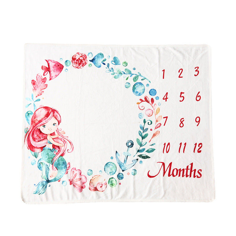 Baby Monthly Milestone Anniversary Blanket