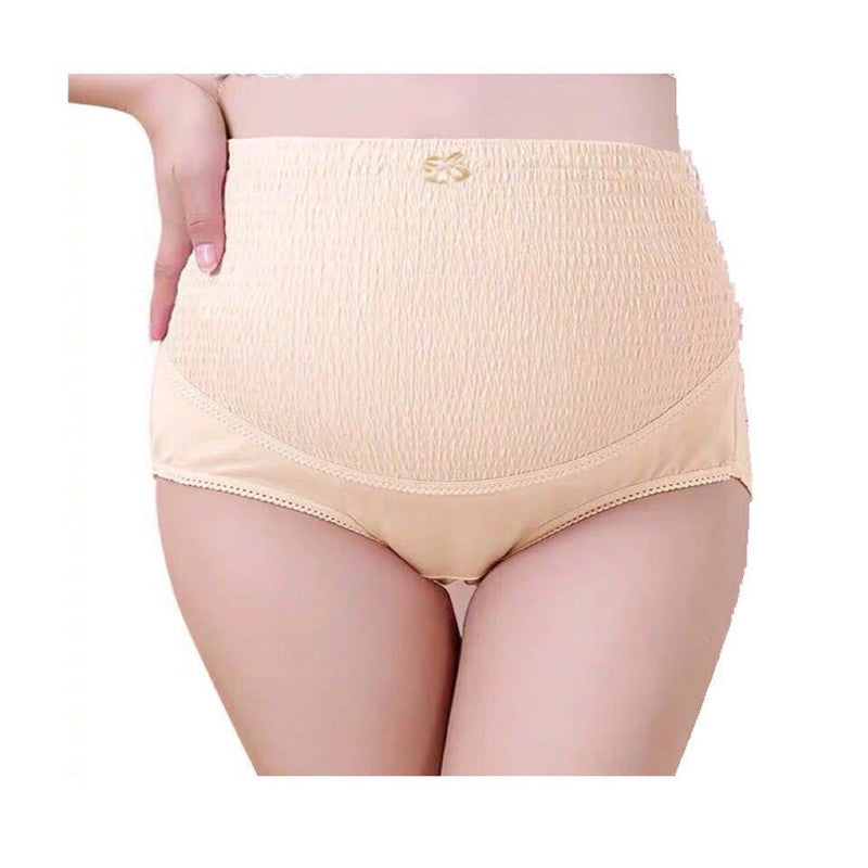 Cotton belly support lace panties