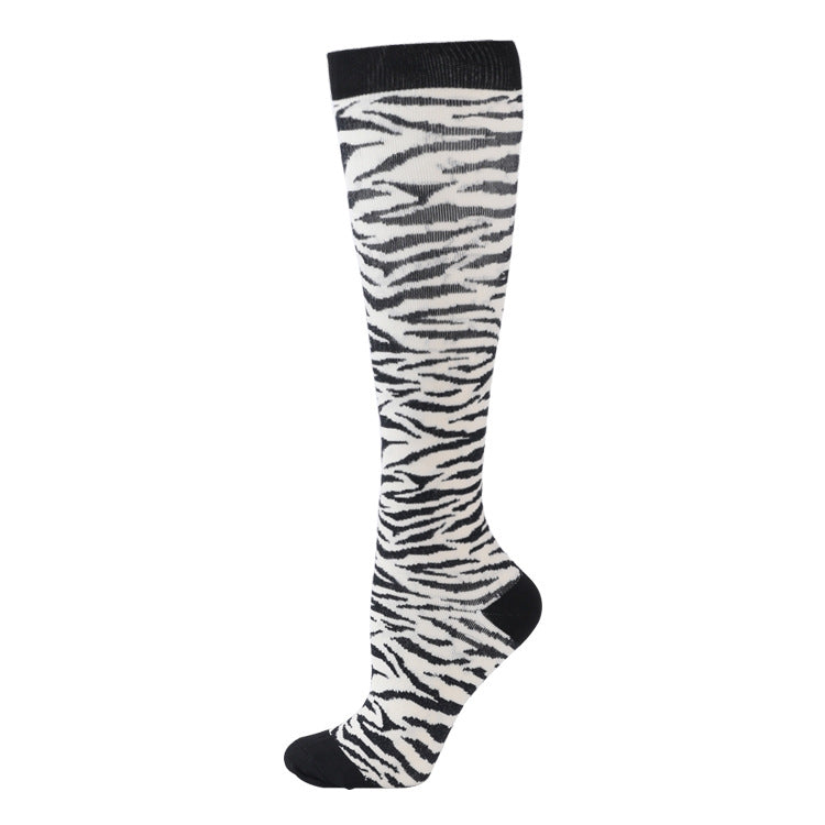 Sports Compression Socks Pattern Stretch Stockings